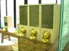 Classic OAK Wood Bin Coffee Bean Brass Dispenser Controller