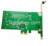 E1 card with Low Profile for 2U server, PCI-E connector 1 port T1 card, TE110 ISDN PRI card supports asterisk