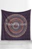 Indian Tapestry Wall Hanging Hippie Elephant Mandala Bedspread Ethnic Throw Art