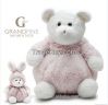 stuffed pink bear make...