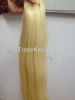 Blonde hair 100% human hair exetension from Vietnam remy hair fast delivery