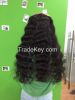 Human hair loose wavy weft hair virgin hair no tangle grade 7AA remy hair