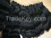 Human hair loose wavy weft hair virgin hair no tangle grade 7AA remy hair