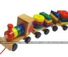 wooden block train