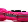 OEM  two pouches fitness water resistant running belt waist bag