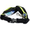 two pouches fitness water resistant running belt waist bag