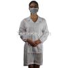 Logo Pocket Poly/Cotton Anti Static Smock Use For LAB