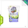 detergent packing flat bottom bag stand up pouch with spout pouch