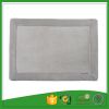 Dark Grey Memory Foam Design Coral Fleece Bath Mat