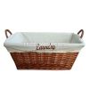 Wicker laundry basket