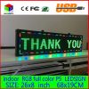 26X8 inch P5 indoor  full color LED display scrolling text Red  green  blue white yellow and blue orange LED open sign billboard