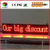 Led display screen 40X8 inch P10 indoor RED LED sign wireless and usb programmable rolling information