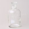 HUAOU Reagent bottle, clear glass, narrow mouth with ground-in glass or plastic stopper