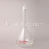 HUAOU Volumetric Flask, class A, with one graduation mark, with glass or plastic stopper, Boro 3.3 glass or Neutral glass