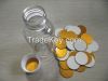 PET gold induction seal liner for pesticides bottle