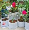 Eco Friendly Black Nonwoven Felt Fabric Smart Grow Bag Planter Pots