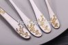 China stainless steel gold plated flatware