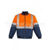 SYZMIK HI VIS QUILTED LINED FLYING JACKET