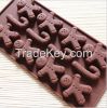 silicone gingerbread man and cruth molds