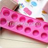 silicone Tooth edge circle chocolate  molds and ice cube trays