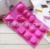 silicone chocolate  molds and ice cube trays