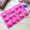 silicone chocolate  molds and ice cube trays