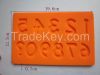 silicone number mold/fondant mould