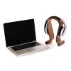 Bamboo Wood Compact Headphone Headset Display Stand Holder for Beats and universal headphones