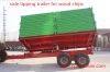 10 tons 3 way tipping farm tractor trailer for grain , wood chips, potatoes transportaion