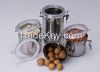 4Pcs Stainless Steel Airtight Kitchen Fresh Box / Storage Box / Canister Set Colorful Kitchen Canister Jar