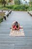 full color custom printed eco natural ru bber yoga mat