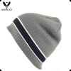 2016 high quality fashion stripe men's knitted beanie