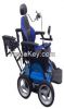 Climbing stairs electric motorized wheel chair OB-EW-003-1 Double Traveller Wheelchair with Double-Control&Chin-Control