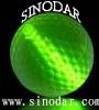 Fluorescent golf ball