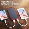 EasyAcc 8000mAn Solar Panel Power Bank