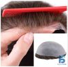 Super Thin Skin V-loops Men Toupee, High Quality Human Hair Wigs For Men