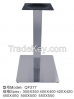 Square Steel Plate Table Base With Metal Table Leg