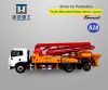 Truck mounted concrete...
