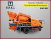 Truck mounted concrete mixer pump combined C6