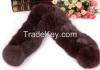 rex rabbit fur scarf