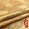 Chinese silk cheongsam ancient Chi-pao fabric five dragons embroidery brocade