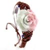 Bi-Color Rose Flower Porcelain Bracelet