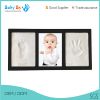 hot sale baby handprint and footprint photo frame package ink pad