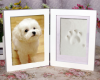 hot sale pet paw print frame accessory footprint clay