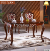 Luxury American style dining refectory table wooden