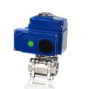 Motorized ball valve flange/thread ends DC24V AC220V on/off or 4-20mA