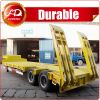 Competitive price 60ton tri axle lowbed semi trailer air suspension for transport Cat D7 D8 D9 bulldozer