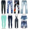 Hot Sale High Waisted Skinny Denim Pants For Men Ripped Jeans