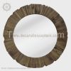 Round Mirror With Wood...