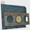 Wooden Wall Clocks Rustic Wood and Metal Clock Antique Wooden Clock Wooden Clock Decoration